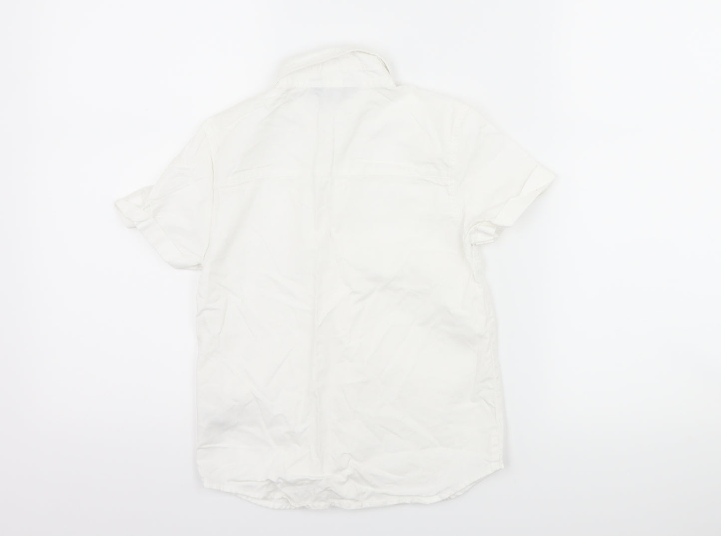 Primark Boys White   Basic Button-Up Size 6-7 Years