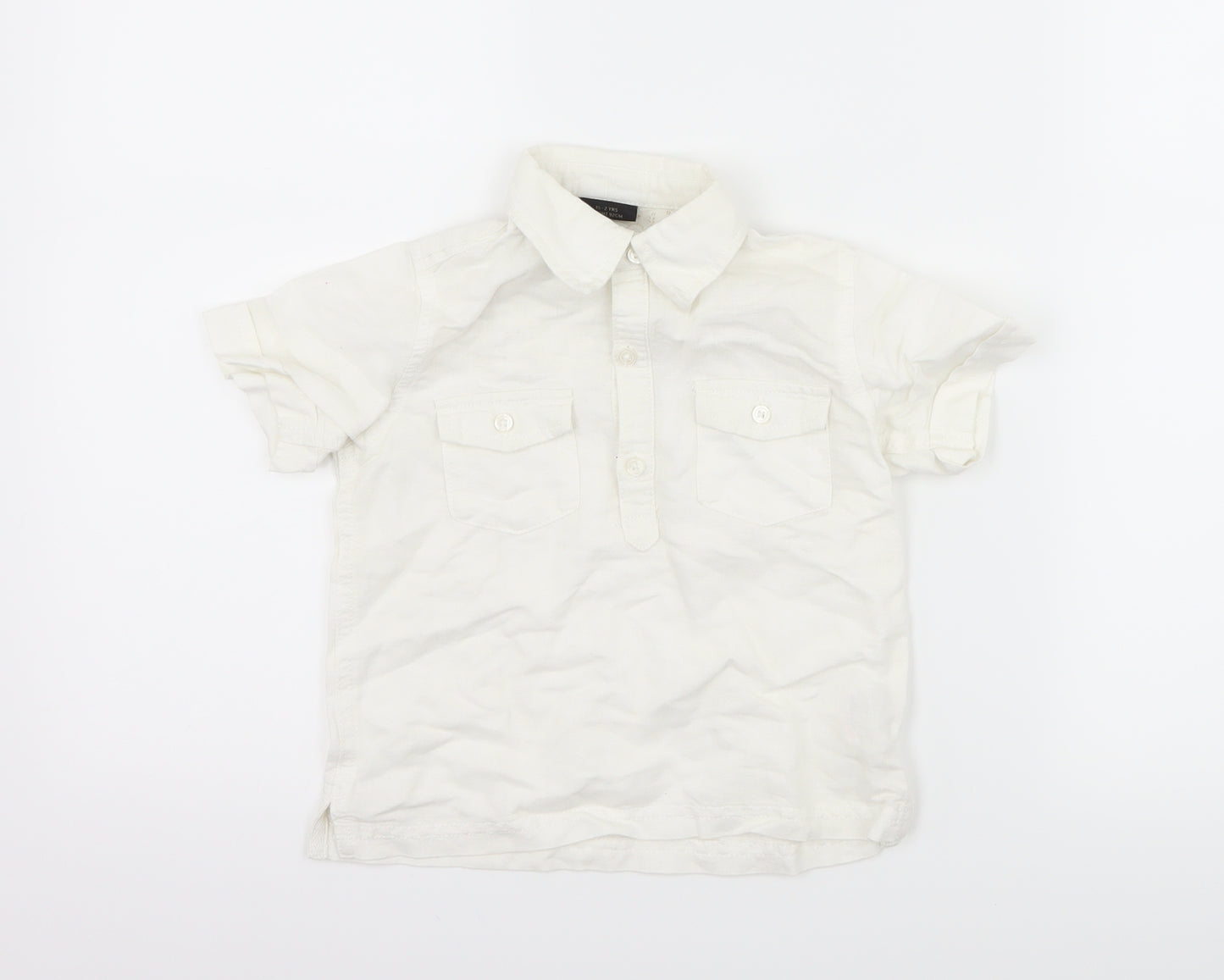 NEXT Boys White   Basic Button-Up Size 18-24 Months