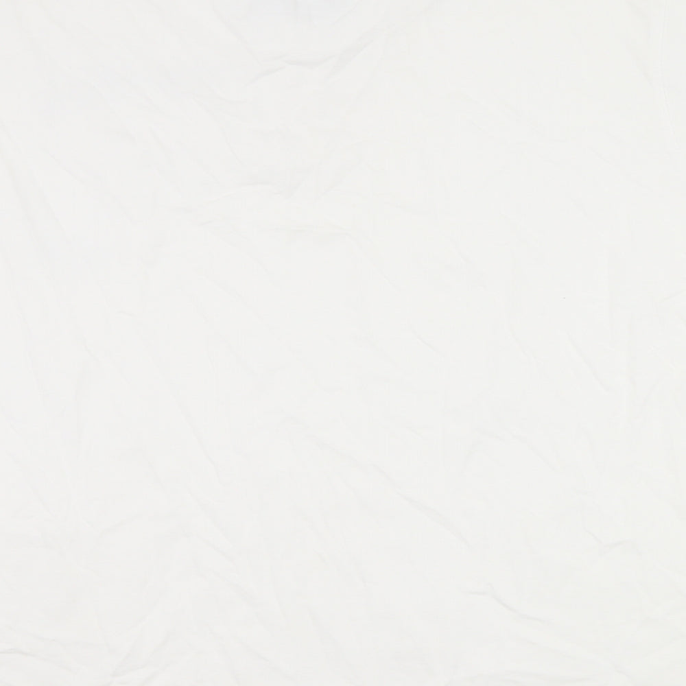 George Mens White    T-Shirt Size 3XL  - graphic