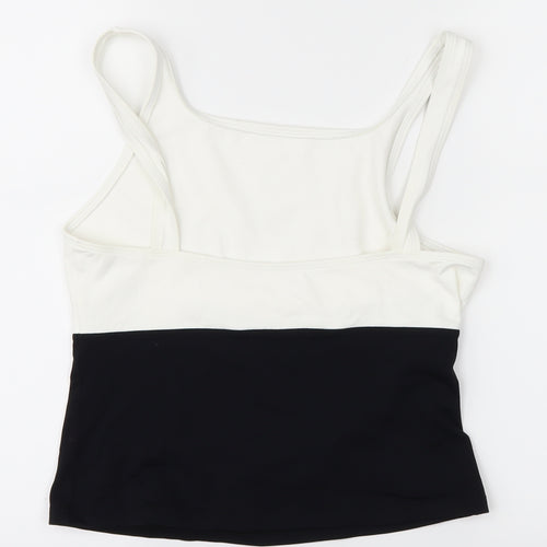 M&S Womens White   Basic Polo Size 14