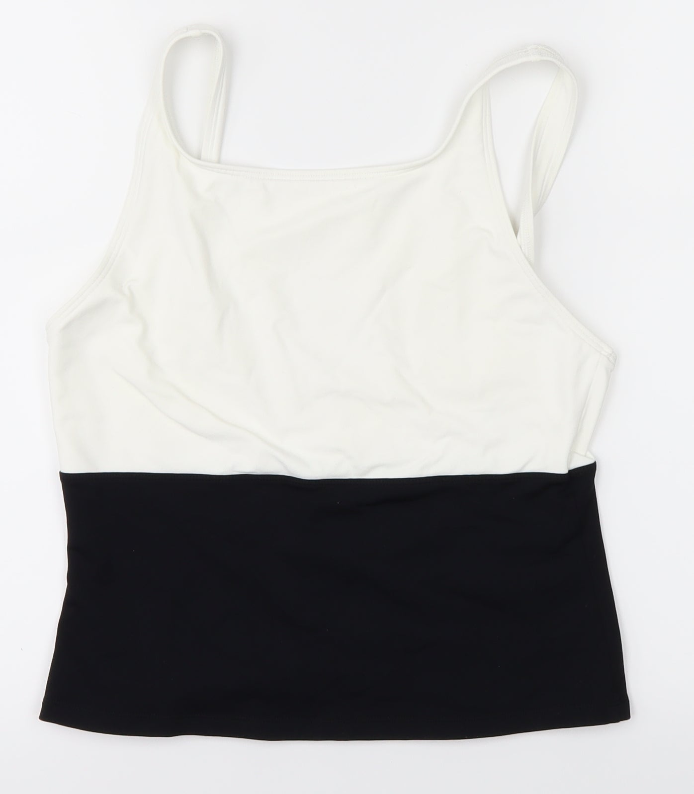 M&S Womens White   Basic Polo Size 14