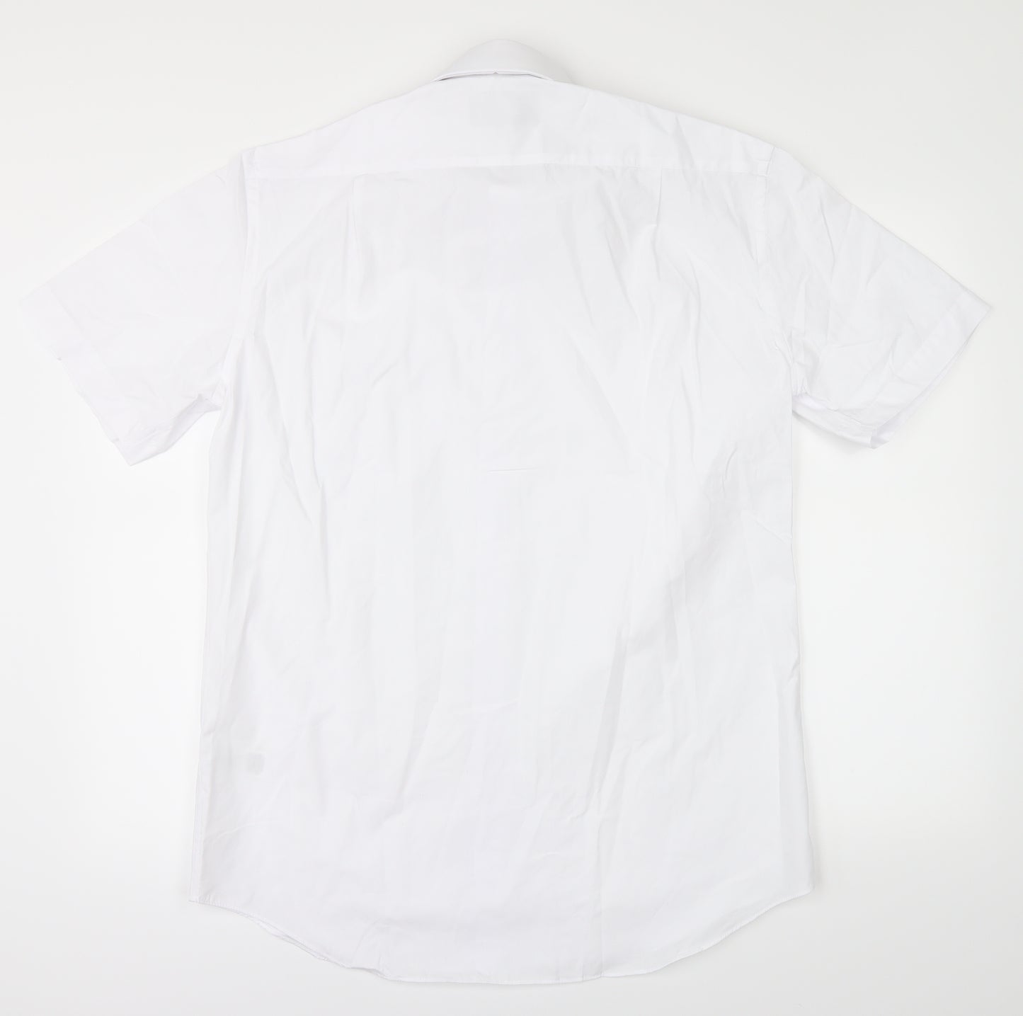 M&S Mens White    Dress Shirt Size 15.5