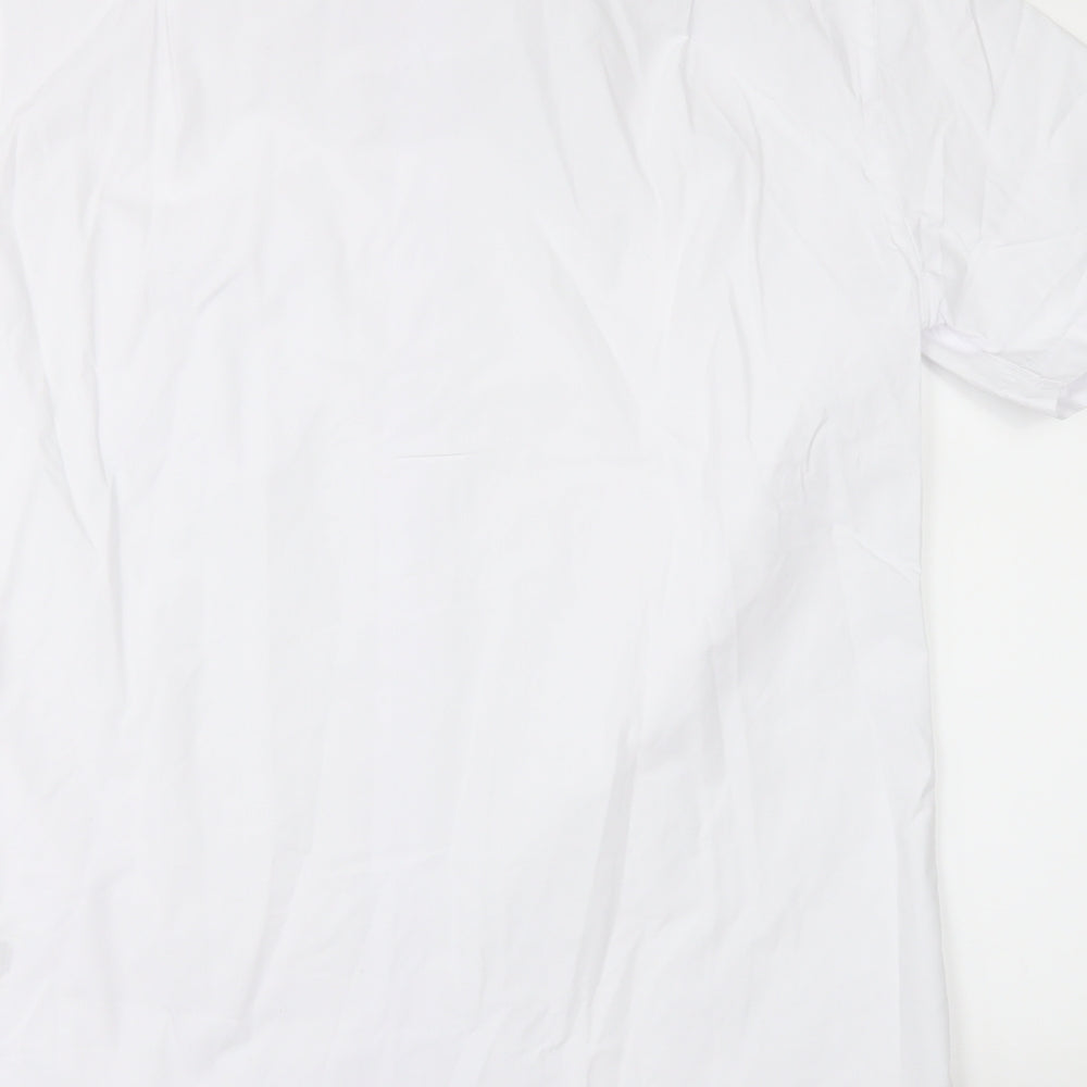 M&S Mens White    Dress Shirt Size 15.5