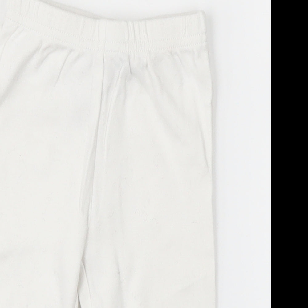 Eric Carle Baby White   Sweatpants Trousers Size 3-6 Months  - Catterpillar