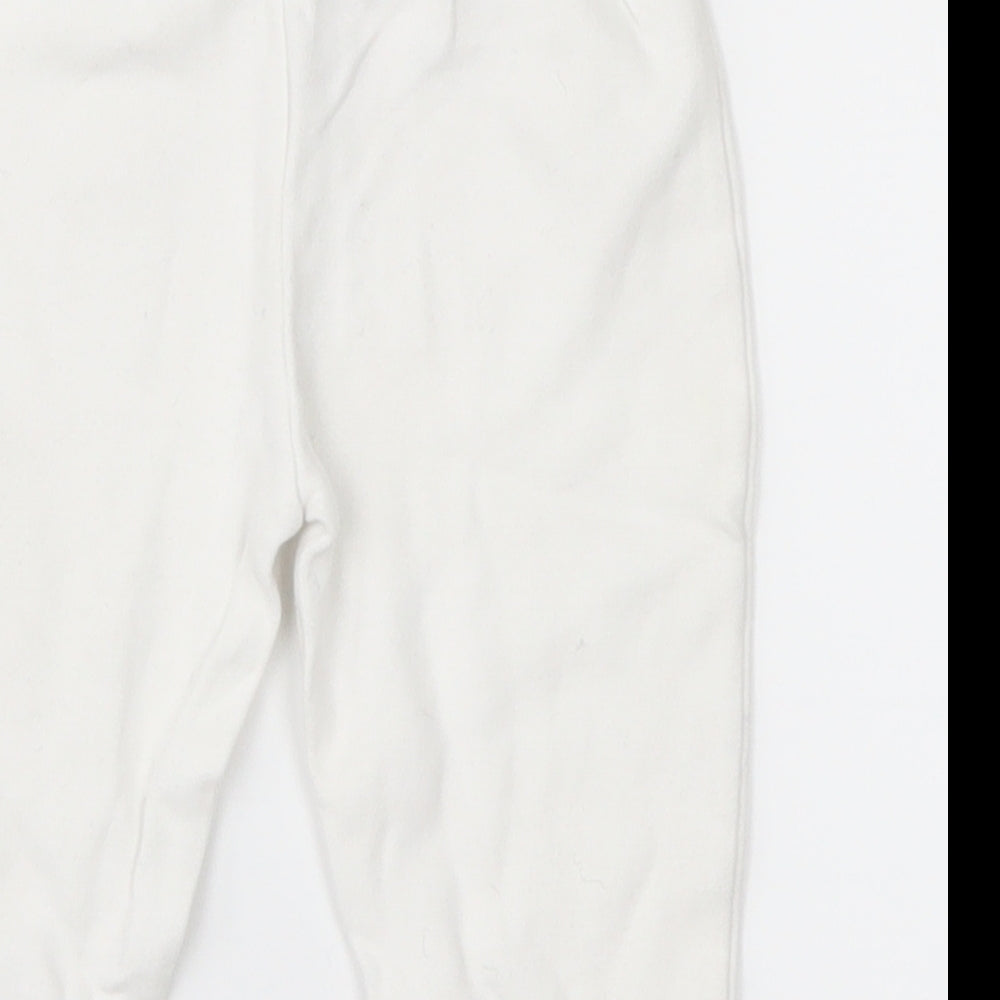 Eric Carle Baby White   Sweatpants Trousers Size 3-6 Months  - Catterpillar
