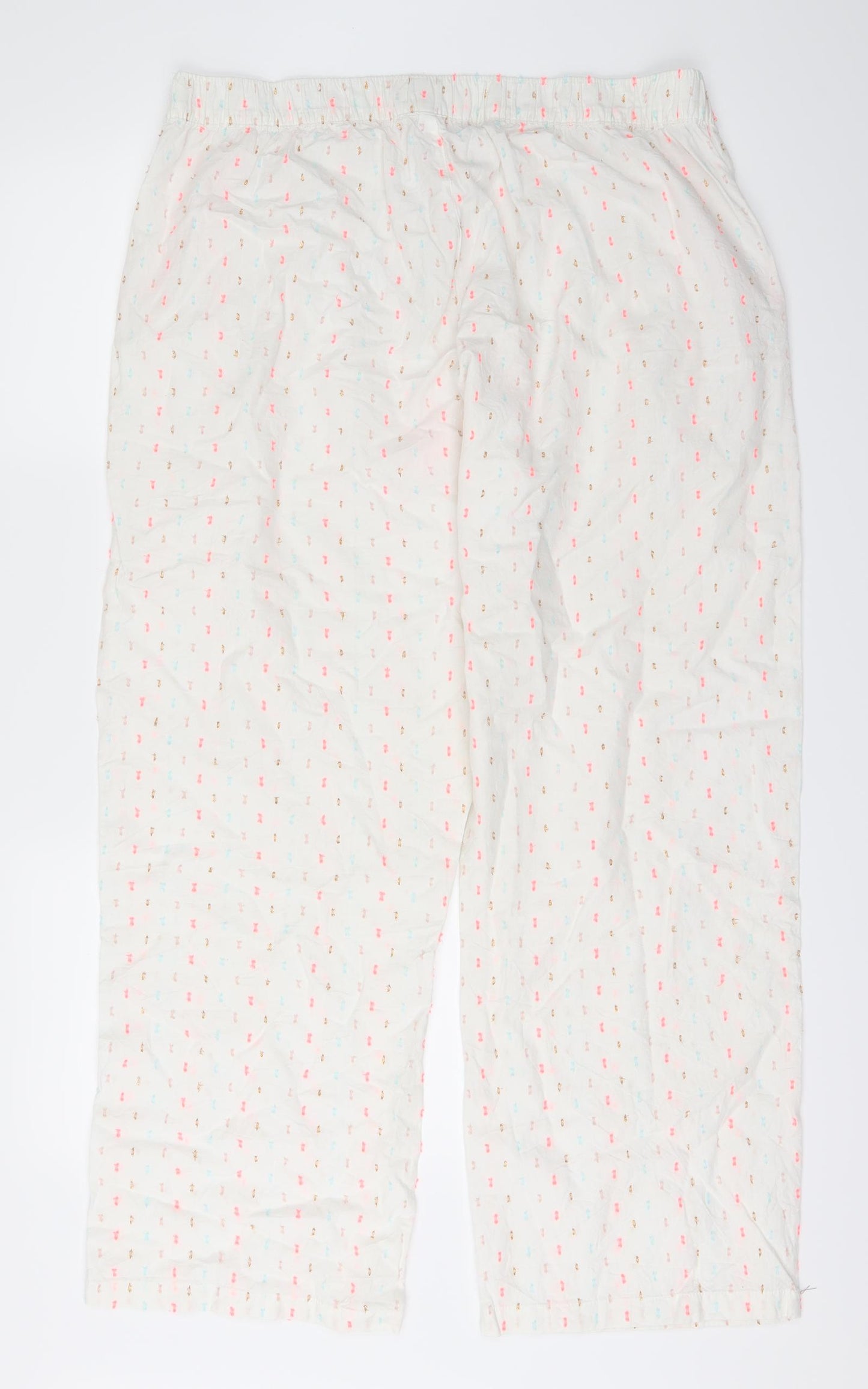 George Girls White   Sweatpants Trousers Size 16 Years