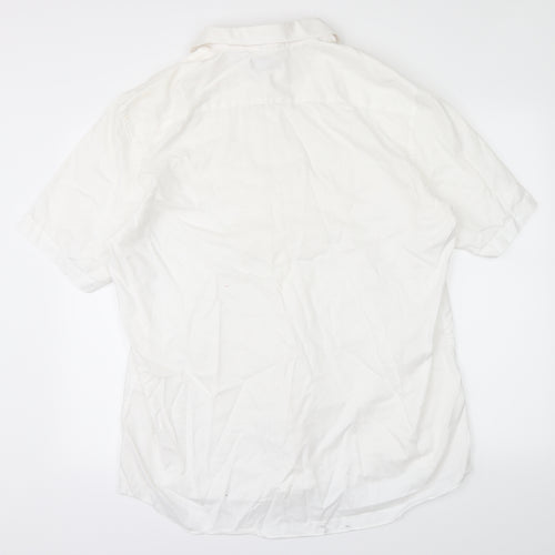 Taylor & Wright Mens White    Dress Shirt Size 44
