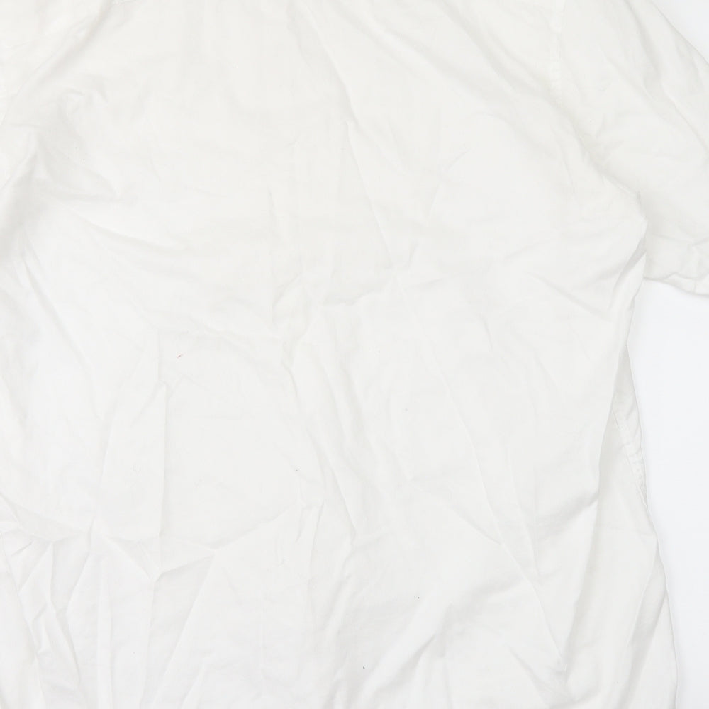 Taylor & Wright Mens White    Dress Shirt Size 44