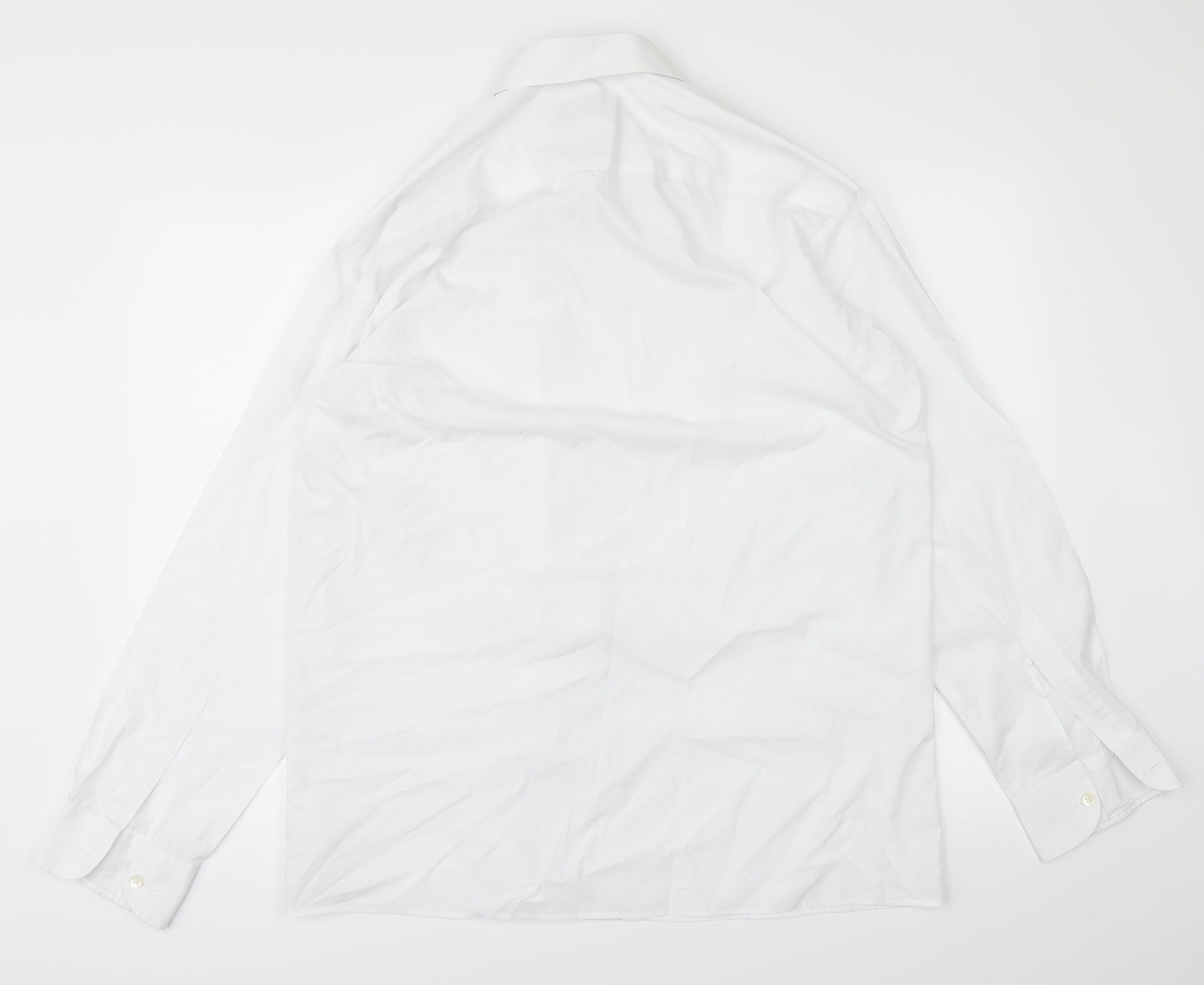 Peter England Mens White    Dress Shirt Size 15.5