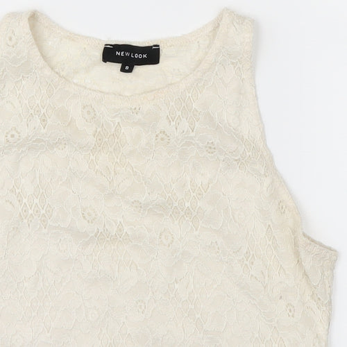 NewLook Womens White   Basic T-Shirt Size 8