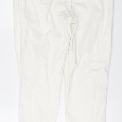 Denim Womens White   Skinny Jeans Size 14 L27 in