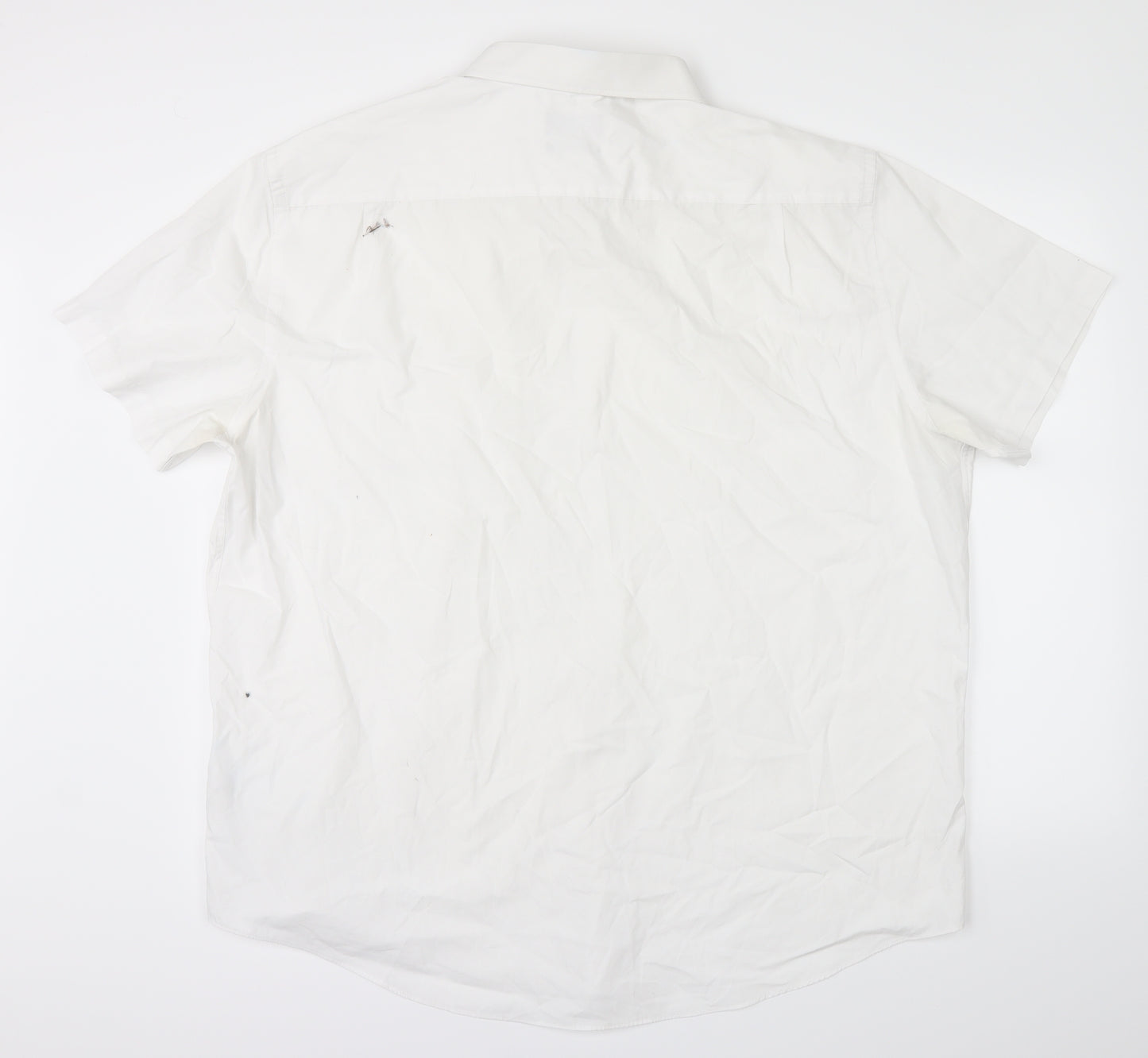 Thomas Nash Mens White    Dress Shirt Size 47