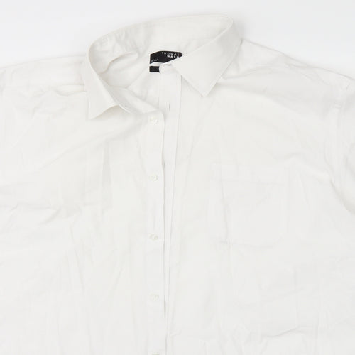 Thomas Nash Mens White    Dress Shirt Size 47