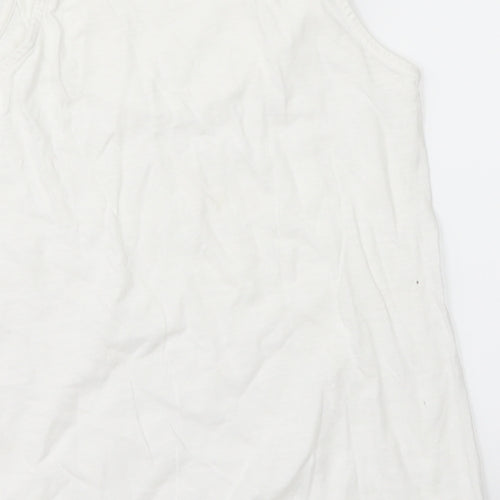 Zara Womens White   Basic Tank Size 8