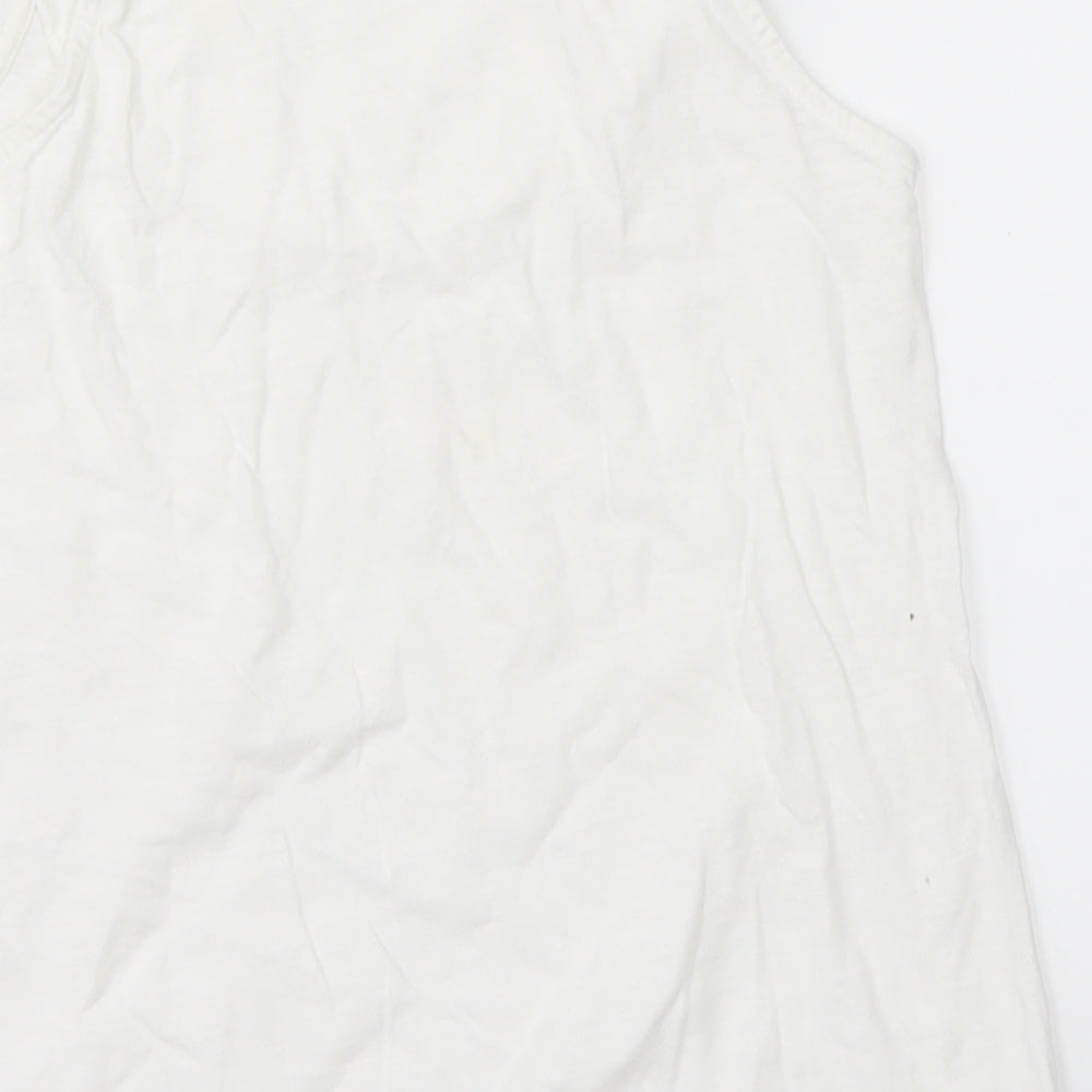 Zara Womens White   Basic Tank Size 8
