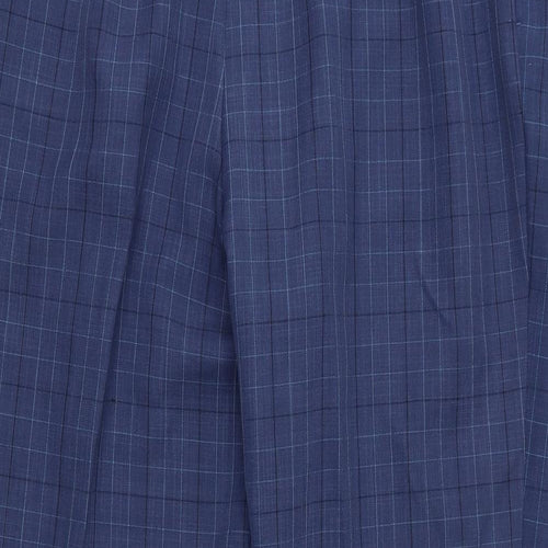 Preworn Womens Blue Check  Trousers  Size 40 in L26 in