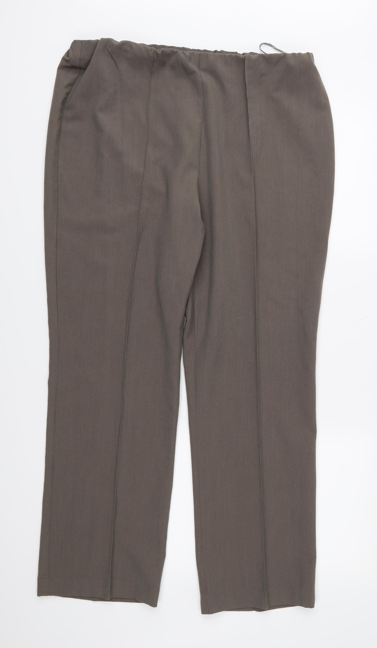 Bonmarché Womens Brown   Trousers  Size 16 L29 in