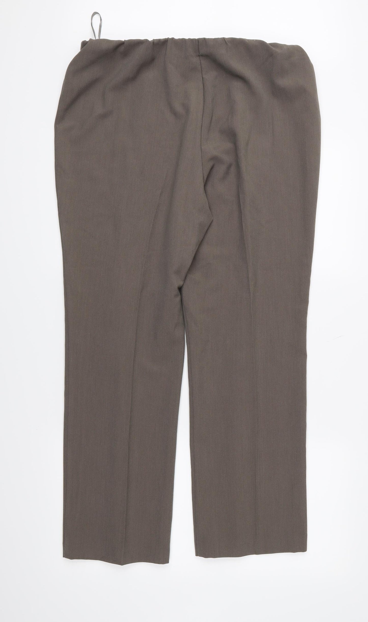 Bonmarché Womens Brown   Trousers  Size 16 L29 in