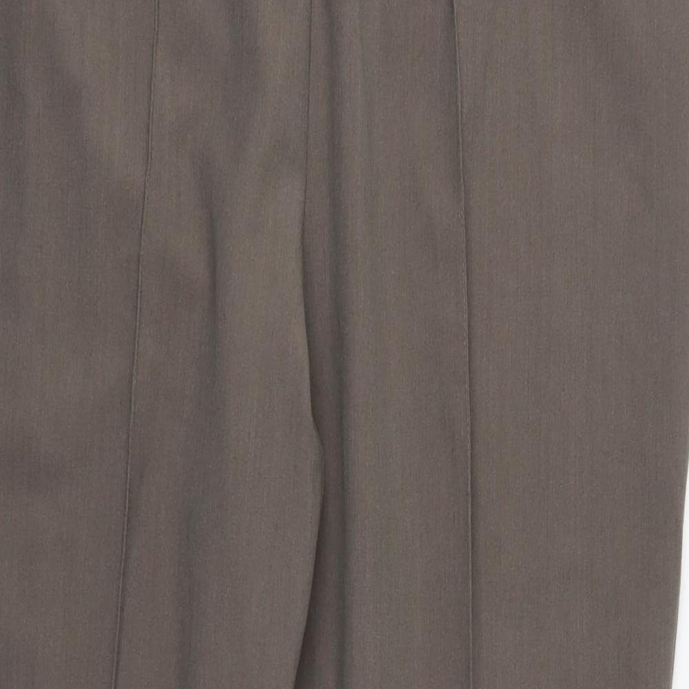 Bonmarché Womens Brown   Trousers  Size 16 L29 in