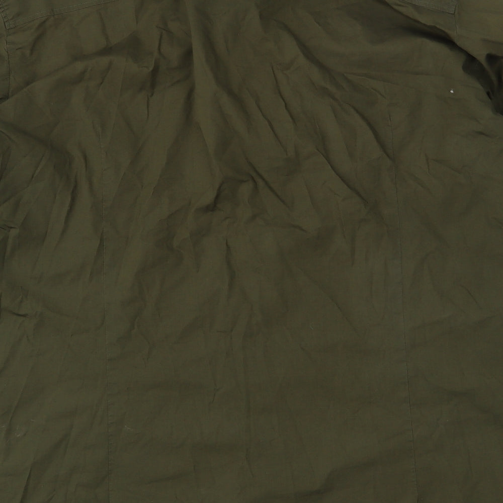HUGO BOSS Mens Green    Button-Up Size XL