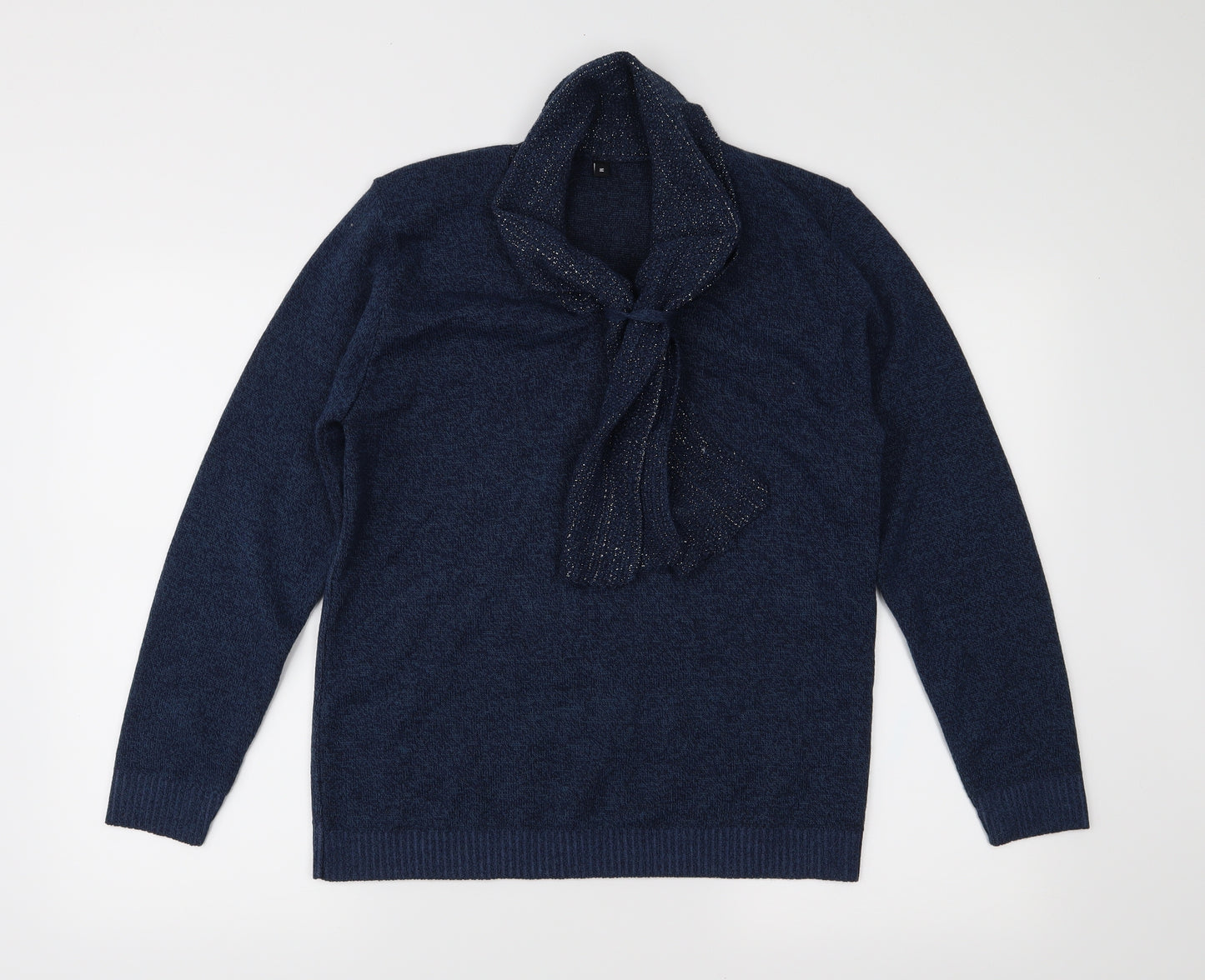 Preworn Womens Blue  Knit Pullover Jumper Size M