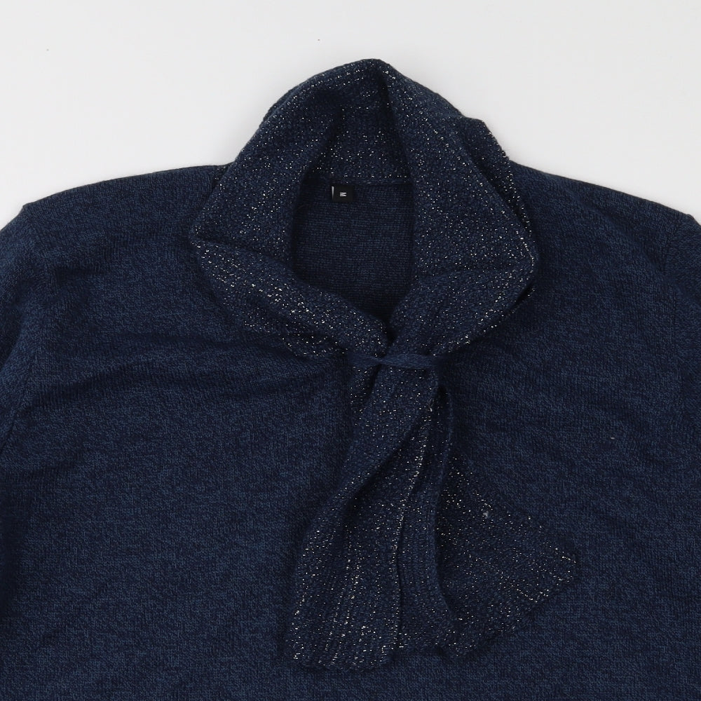 Preworn Womens Blue  Knit Pullover Jumper Size M