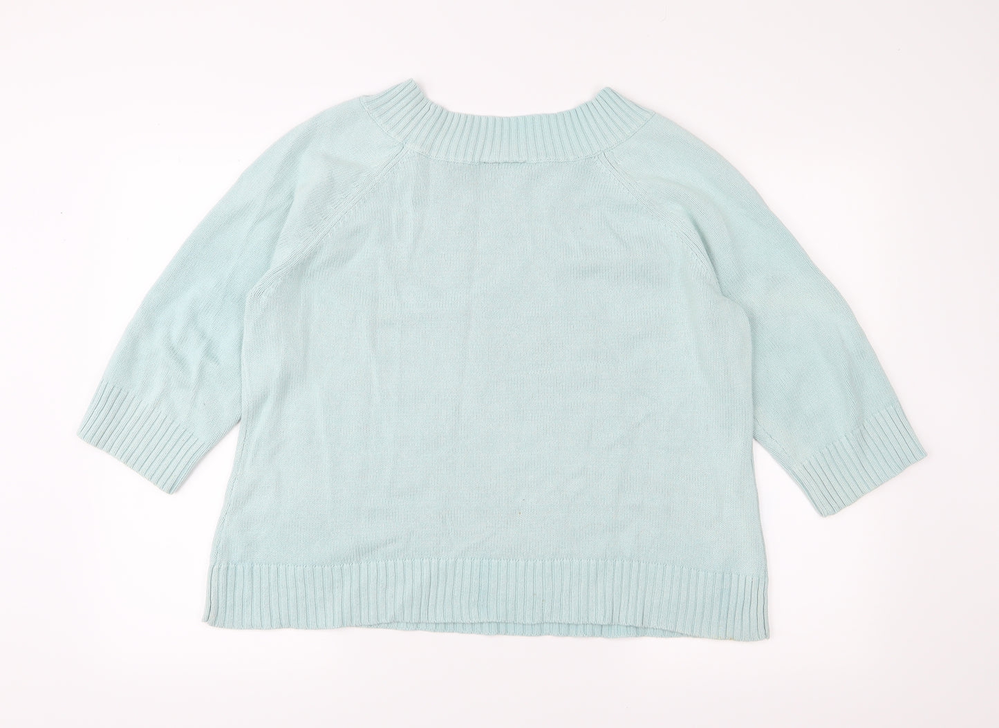 BHS Womens Green  Knit Pullover Jumper Size 20