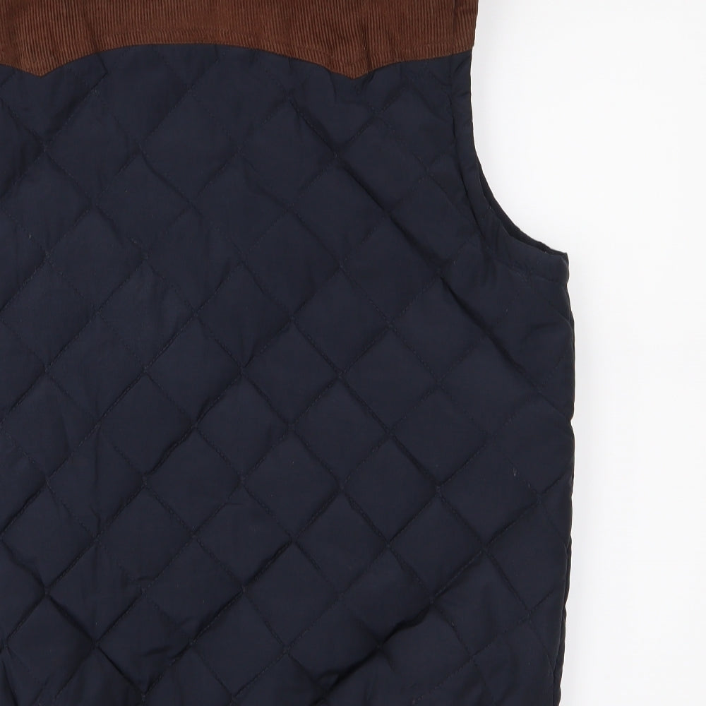 Cedar Wood State Mens Blue   Gilet Waistcoat Size L