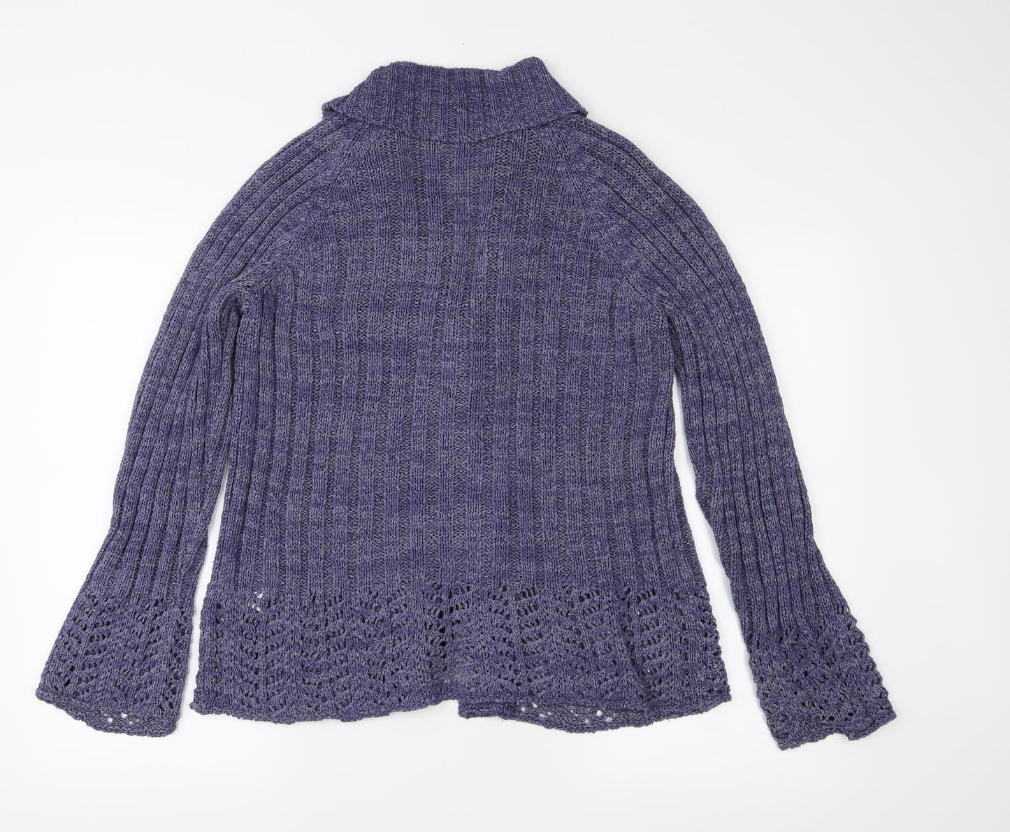 George Womens Purple  Knit Cardigan Jumper Size 14