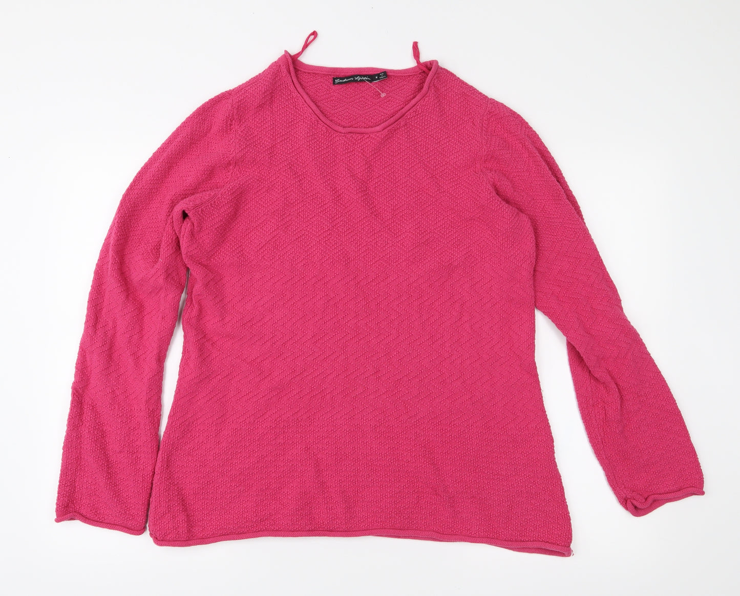 Gudrun Sjöden Womens Pink  Knit Pullover Jumper Size M