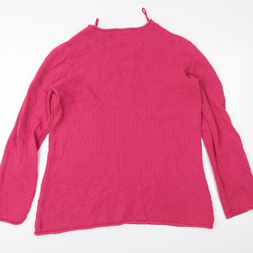 Gudrun Sjöden Womens Pink  Knit Pullover Jumper Size M