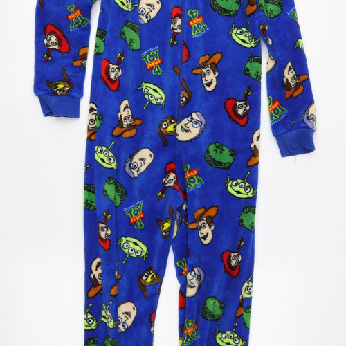 Disney Toy Story Boys Blue  Fleece  One Piece Size 9-10 Years  - Toy Story 4