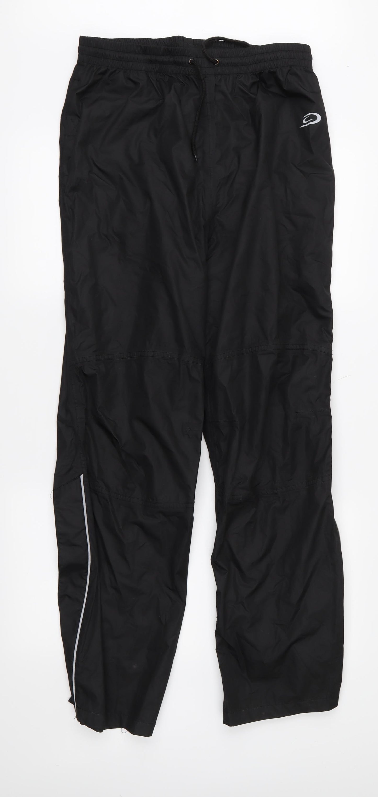 Crane Mens Black   Rain Trousers Trousers Size 32 in L3 in - Crane Bike