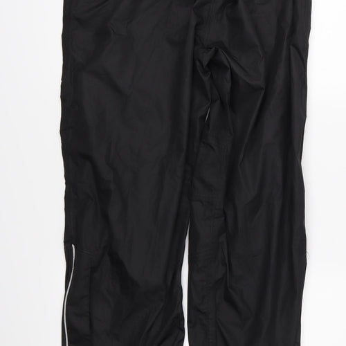 Crane Mens Black   Rain Trousers Trousers Size 32 in L3 in - Crane Bike