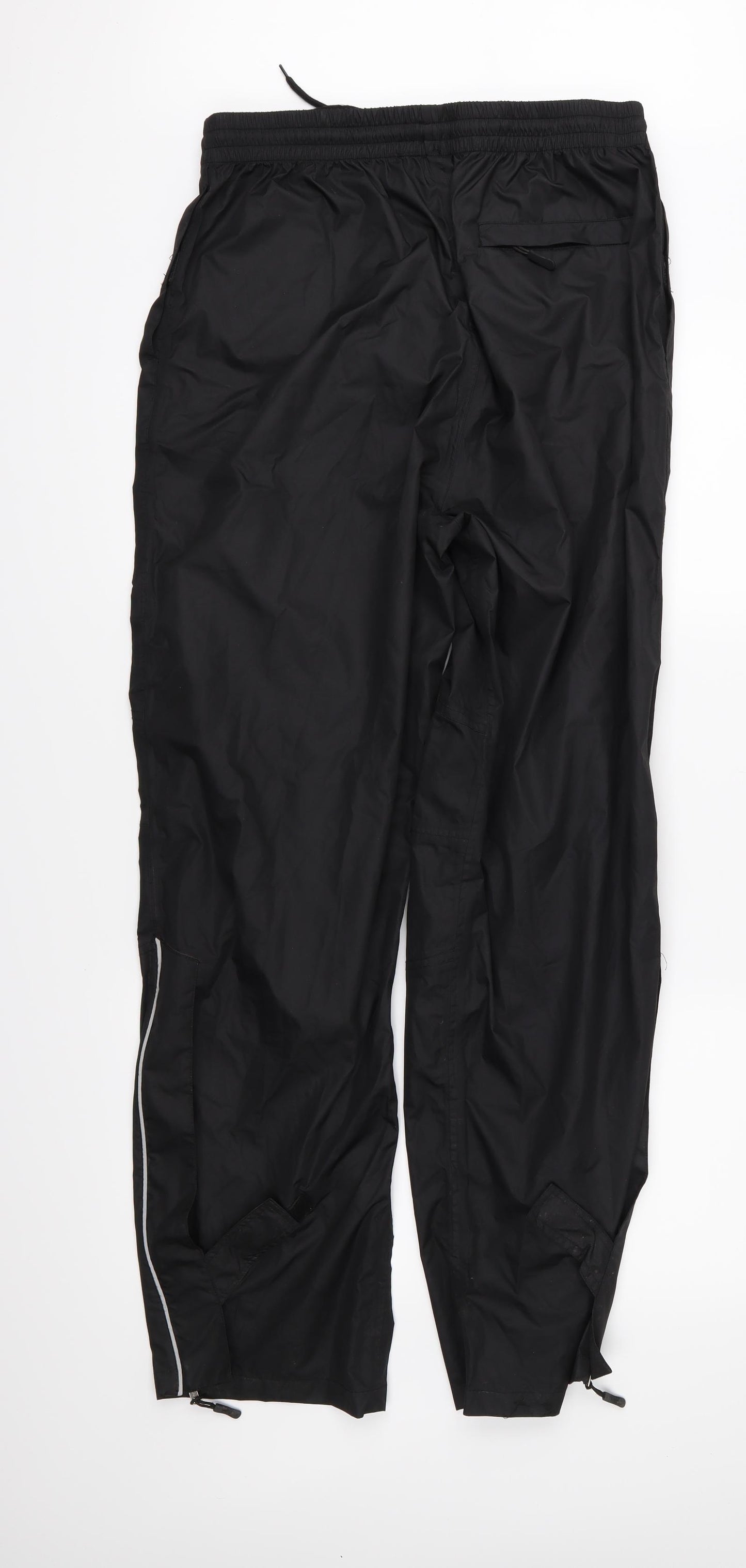 Crane Mens Black   Rain Trousers Trousers Size 32 in L3 in - Crane Bike