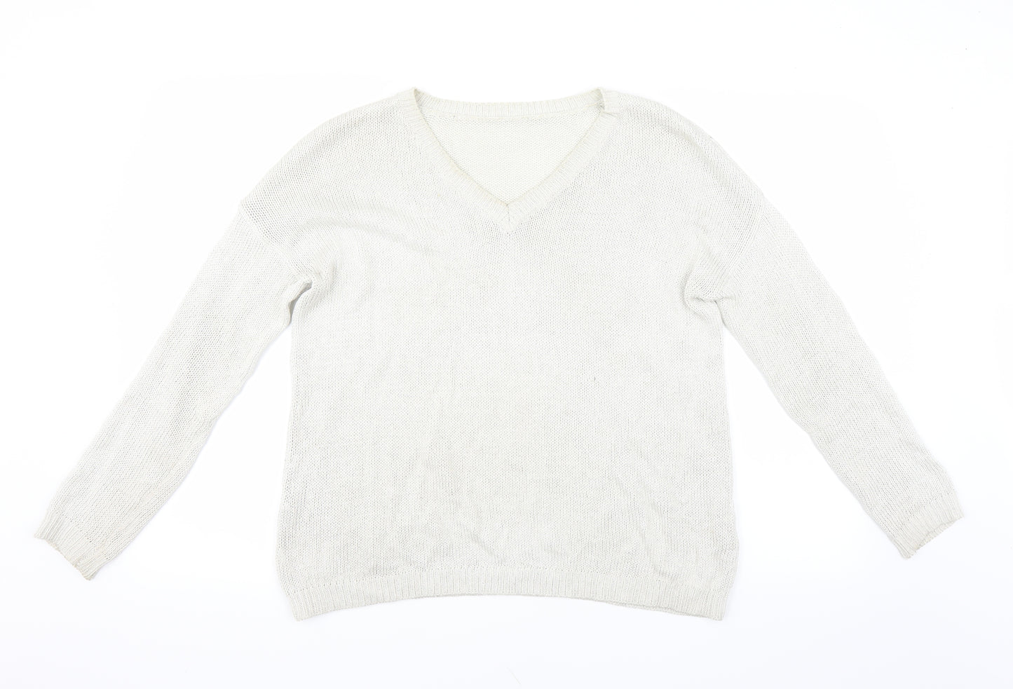 Preworn Womens Beige   Pullover Jumper Size S