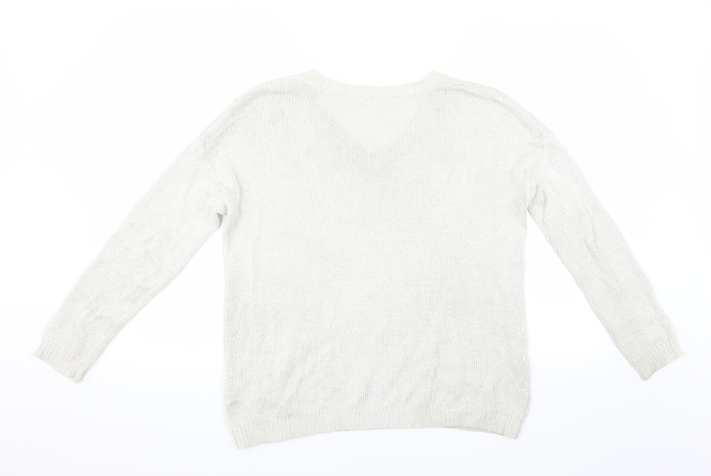 Preworn Womens Beige   Pullover Jumper Size S
