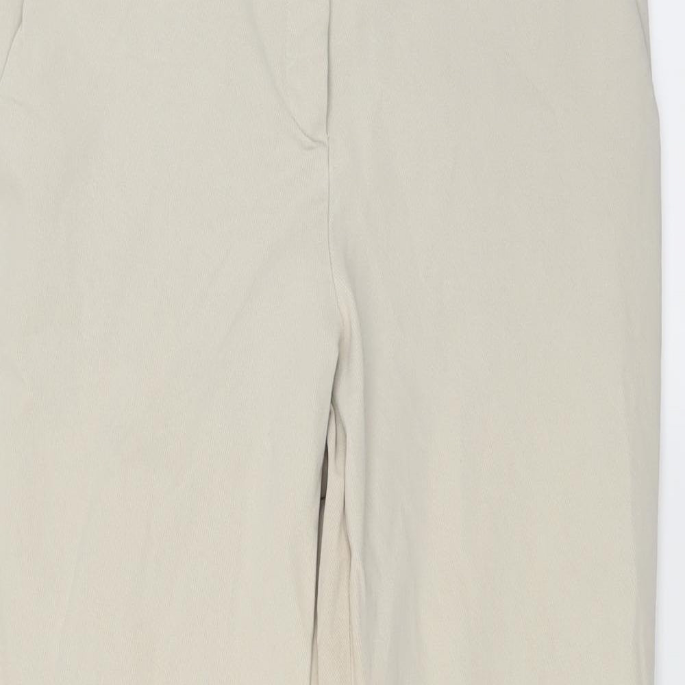 Theory Womens Beige   Chino Trousers Size 10 L25 in