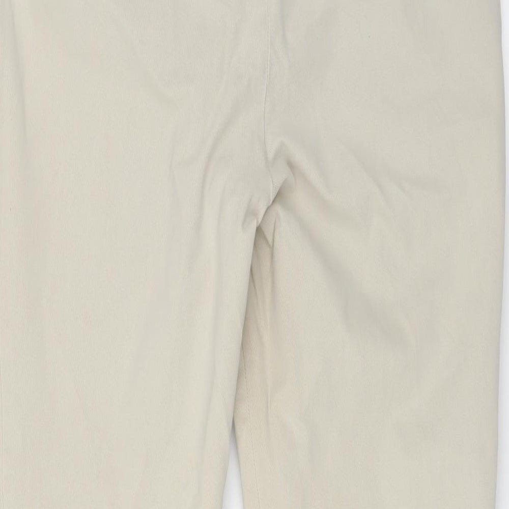 Theory Womens Beige   Chino Trousers Size 10 L25 in