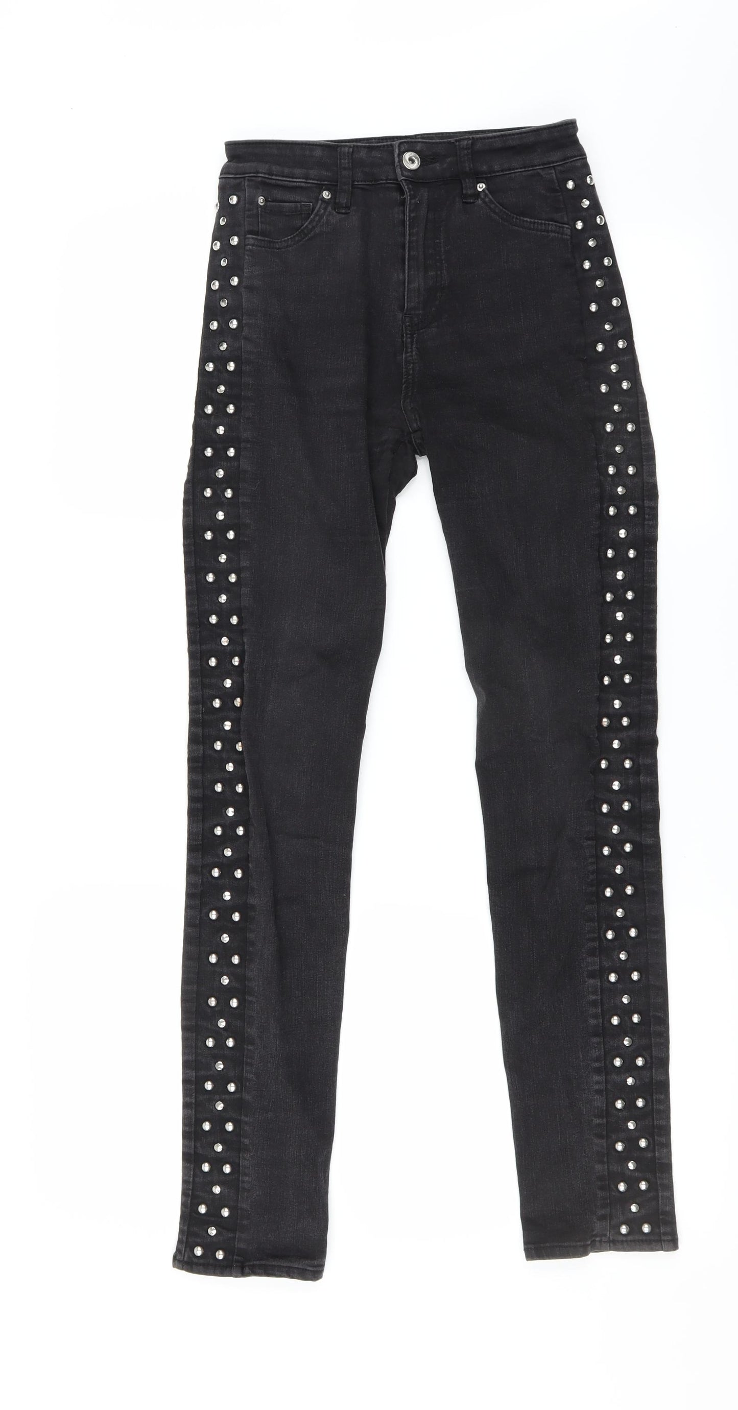 H&M Womens Black   Skinny Jeans Size 8 L30 in
