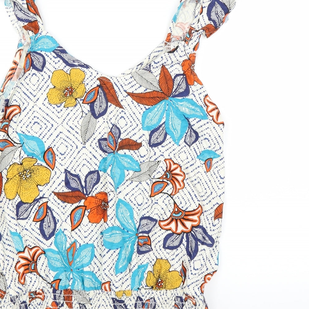 Preworn Womens Multicoloured Floral  Basic Blouse Size M