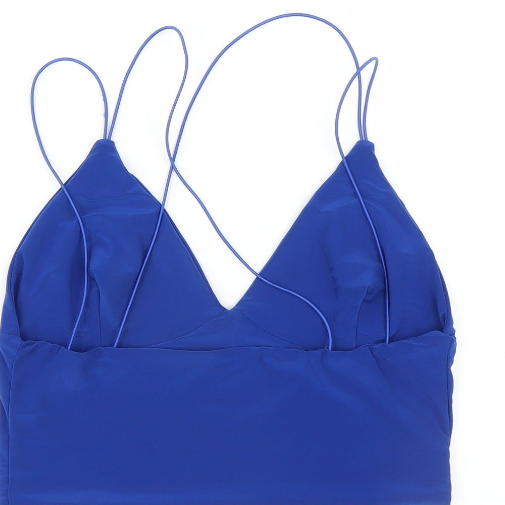 Club London Womens Blue   Basic Blouse Size 14