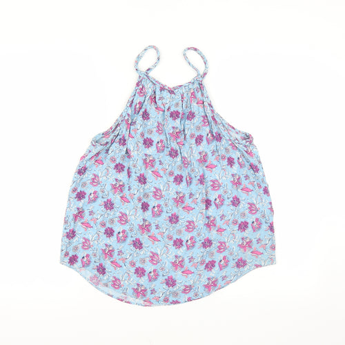Gap Womens Blue Floral  Camisole Blouse Size M