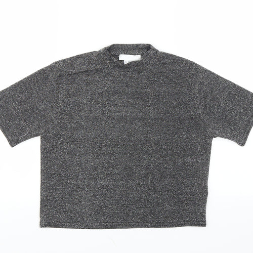 Cooperative Womens Black   Cropped T-Shirt Size S