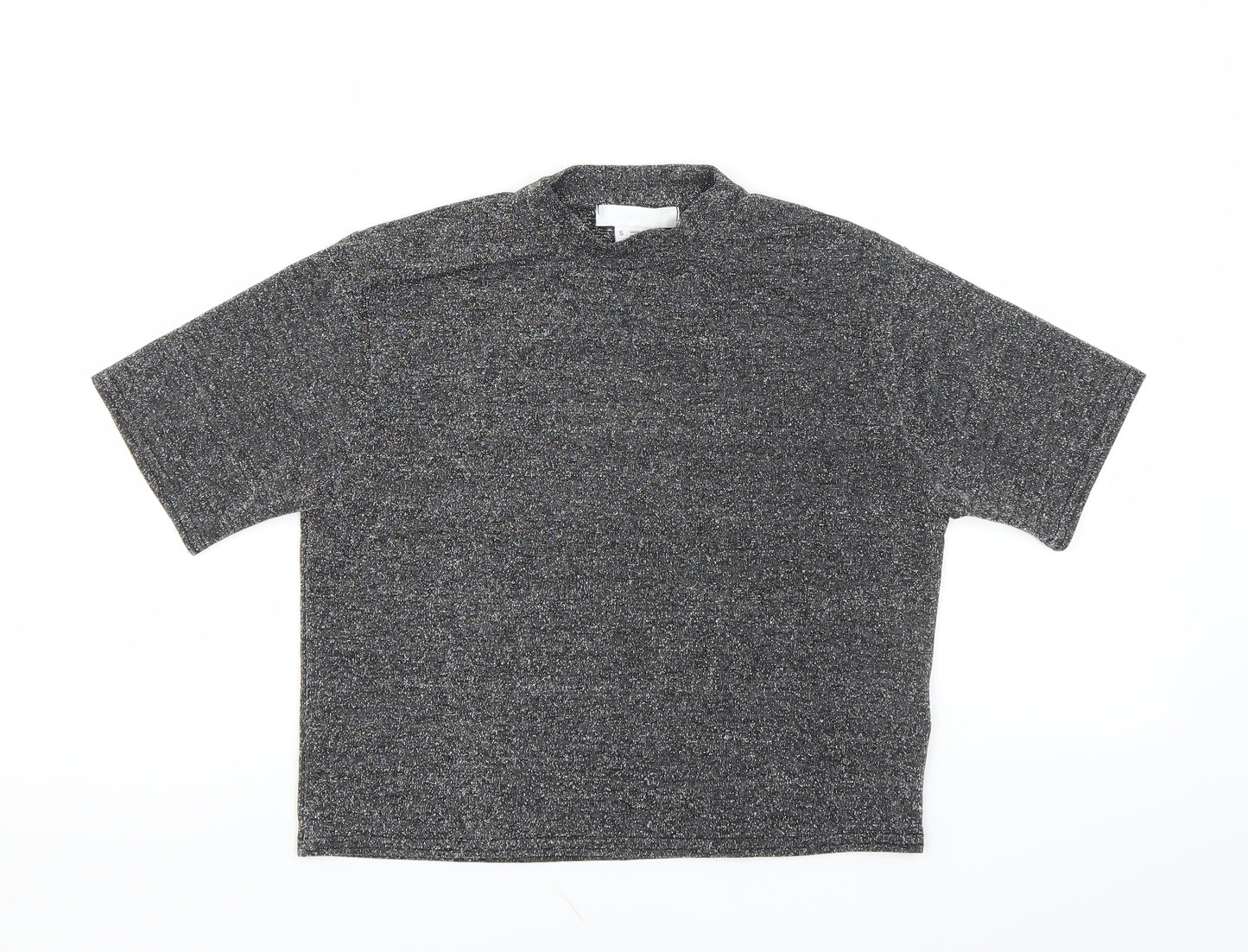 Cooperative Womens Black   Cropped T-Shirt Size S
