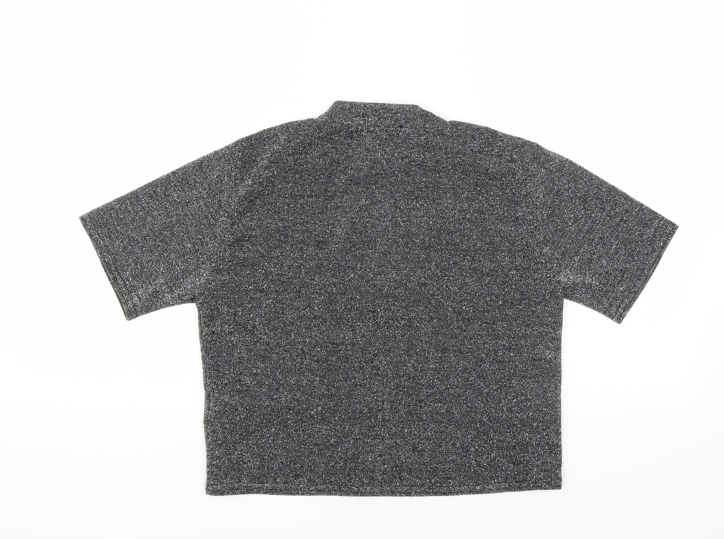 Cooperative Womens Black   Cropped T-Shirt Size S