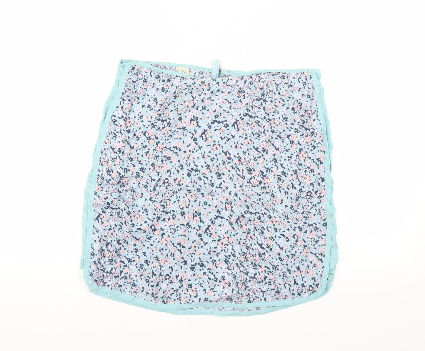 Wrap London Womens Blue Floral  Mini Skirt Size 12