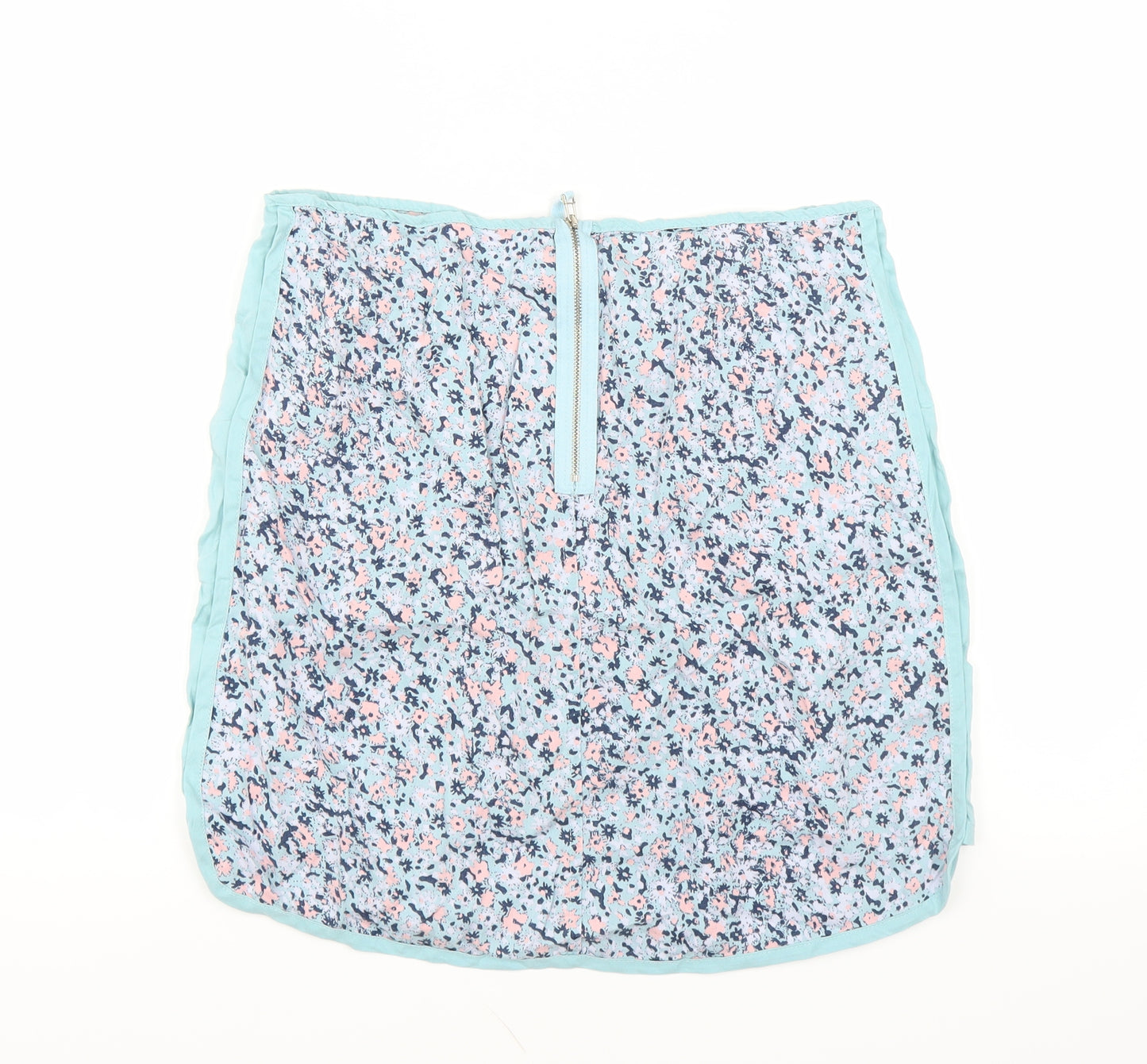 Wrap London Womens Blue Floral  Mini Skirt Size 12