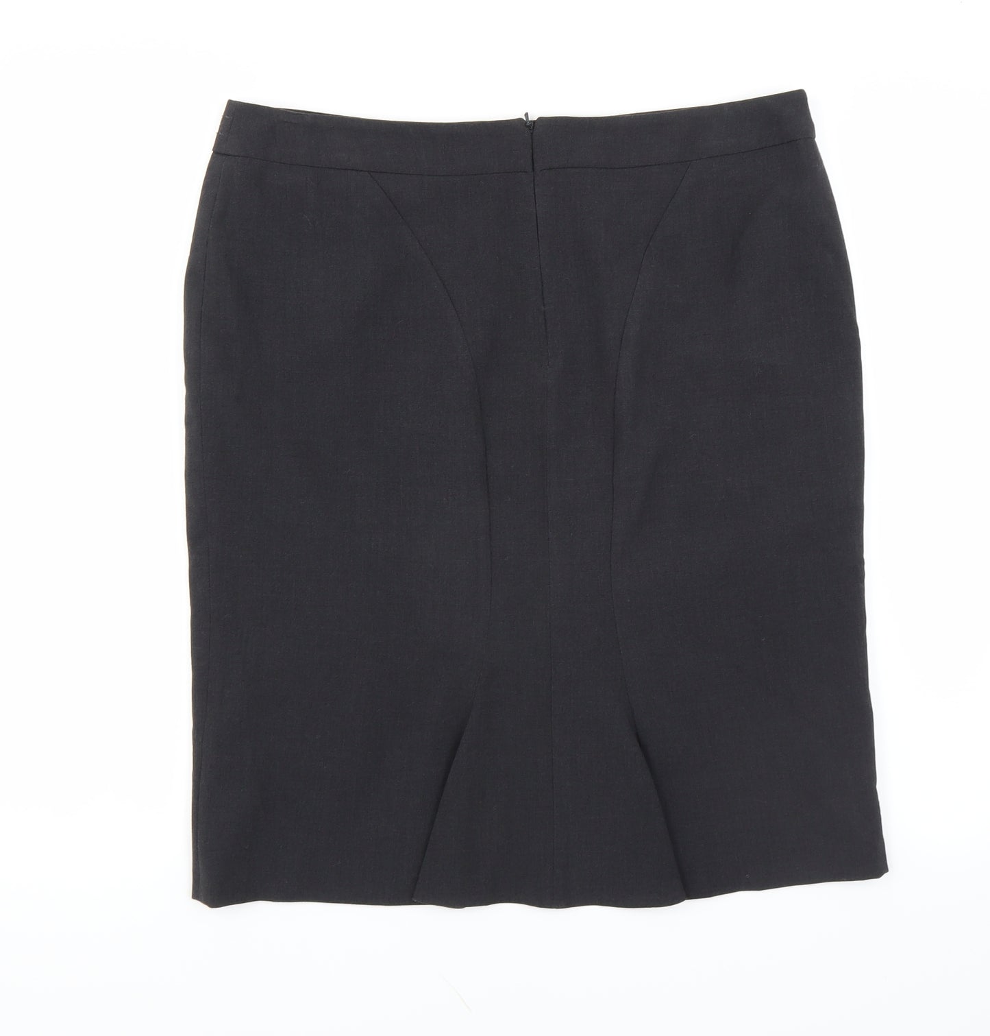 Marks and Spencer Womens Grey   Straight & Pencil Skirt Size 16