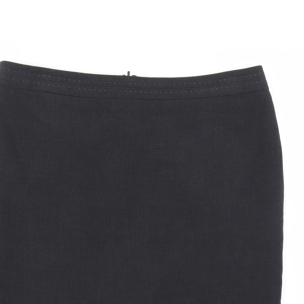 Marks and Spencer Womens Grey   Straight & Pencil Skirt Size 16